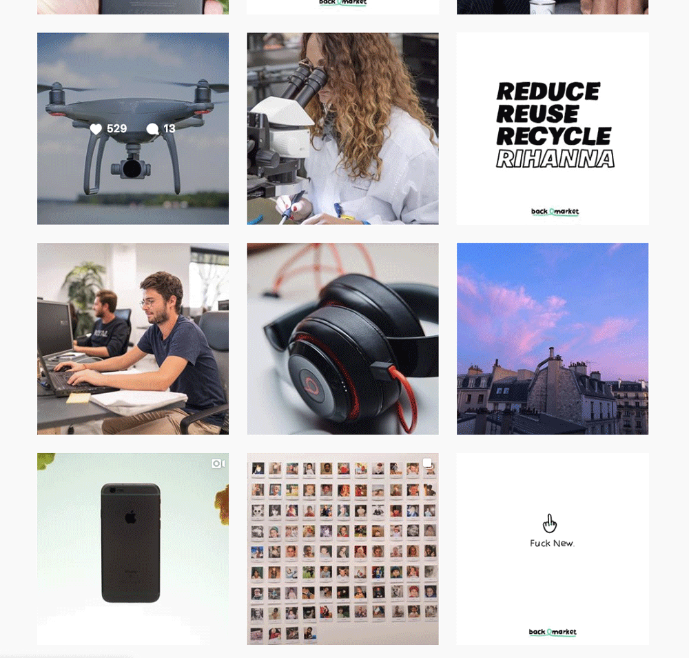 отчет о взаимодействии instagram социальный бэкмаркет